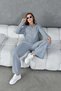 Basic Wick Knit Detailed Half Zipper Knitwear Bottom-Top Set Aw25Au0045