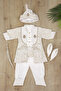 Baby Boy Şehzade Mevlit Set with Kaftan, Luxurious Hospital Release Mevlütluk Gift Set Stl7121 - 3