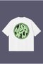 Allsaint Green Boxy Fit Oversized Unisex 100% Cotton-Pack T-Shirt – Printed T-Shirt |   Streetwear