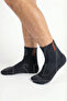 3 Pairs Thermal Men's Winter Booties Half Socks Towel Thick Socks Stitch-Free Anthracite Color Premium Cotton - 2