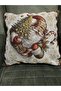 غطاء وسادة مطرز لعيد الميلاد مقاس 45×45