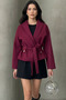 Tie-Detail Buttoned Relaxed Fit Cashmere Cardigan/Jacket