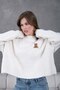 Oversized Soft Textured Oversized Knitwear Sweater Aw25Kz0114 - 4