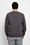 Basic Unprinted 3 Thread Unisex Pocketless Plain Sweatshirt Round Neck Sweat - 5