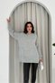 Oversized Basic Soft Textured Knitwear Sweater Aw25Kz0115