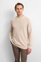 Beige Regular Fit Crew Neck Knitwear Sweater - 2