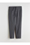 Classic Gray Women's Elastic Waist Trousers - 7