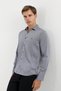 Snap Fastener Long Sleeve Men's Shirt - 4