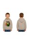 Unisex Brainrot Printed Children's Swaetshirt Hooded 3 Thread Raster