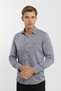 Snap Fastener Long Sleeve Men's Shirt