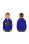 Unisex Brainrot Printed Children's Swaetshirt Hooded 3 Thread Raster
