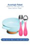 Super Vacuum Plate and Steel Spoon Fork Set Girl - 2