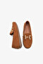 Orayne Women's Loafer Shoes - Tan Suede - 4