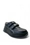 232 Orthopedic 100% Genuine Leather Boys' Black School Shoes - 3