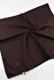 120X120 Solid Color Cotton Scarf - Bitter Brown