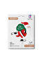 32" Foil Balloon Skating Santa - 2