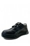 232 Orthopedic 100% Genuine Leather Boys' Black School Shoes - 4