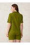 Green Woven Shirt and Shorts Co-ords - 3
