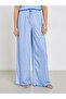 Ditsy Floral Pointelle Dropped Shoulder T-Shirt and Wide Leg Pyjama Set - 4