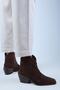 Liray Women's Genuine Leather Cowboy Brown Boots - 7