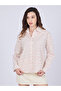 White Ditsy Heart Print Cotton Shirt - 5