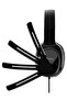 Usb Online Educational Student Headphone Black Usb K815 Bk, Medium, Wired