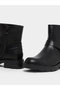 Black Buckle Ankle Boots - 3