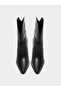 Black Western Ankle Boots - 5