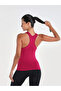 Women Burgundy Brave Seamless Fitted Tank - 2