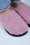 (Orlina) Women's Tedy Sabo Platform Pink Slippers - 3