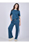 Blue Side Stripe T-Shirt and Joggers Co-Ords - 4