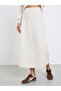 Cream Round Neck Sweatshirt and Skirt Co-ords - 4