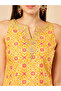 Geometric Print Zari Embroidered Yoke Kurti and Palazzo Festive Co-Ords - 4
