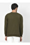 Men Olive Graphic Sweatshirt - 5