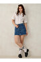 White Schiffli Sleeve Crop Shirt