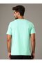 Men Green Slim Fit Graphic T-Shirt - 5