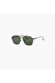 Men Green Lens 57 mm Geometric Sunglasses | 30S-000247-0406