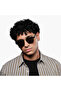 Hampton I 48 MM Grey Square Sunglasses | sm50607-30s-000452-0607-48 - 5