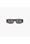 Roy 58MM Grey Rectangle Sunglasses - BLA-000335-0107
