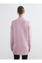 Lcw Modest Pink Half Turtleneck Women's Knitwear Tunic - 4
