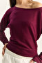 Women's Plum Open Shoulder Soft Modal Blouse 6096 60283840 - 5