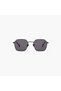 Liwa 53 MM Grey Geometric Sunglasses | sm100107-30s-000447-0107-53 - 3
