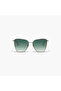DAHLIA Green Lens 58 mm Cat Eye Sunglasses - 3
