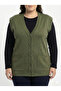 Knitwear Mother's Vest Buttoned Plus Size Full Knit