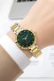 Steel Cord Steel Case Women Wristwatch, Bracelet Gift Silver-Gold-Green Zmfer202 - 2