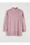 Lcw Modest Pink Half Turtleneck Women's Knitwear Tunic - 5