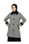 Women's Gray Cashmere Coat-6521