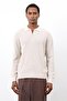 Stone Zippered Men's Knitwear Sweater - 4