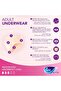 Active Postpartum and Incontinence Underwear for Women, Large size, 100-140cm waist, 12 Diapers - 8