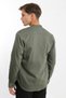 Hakim Collar Long Sleeve Snap Button Cotton Lycra Men's Shirt - 6